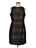MICHAEL Michael Kors Tweed Black Casual Dress Size 12 - photo 1