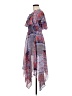 Rabbit Rabbit Rabbit Designs 100% Polyester Paisley Blue Cocktail Dress Size 6 - photo 5
