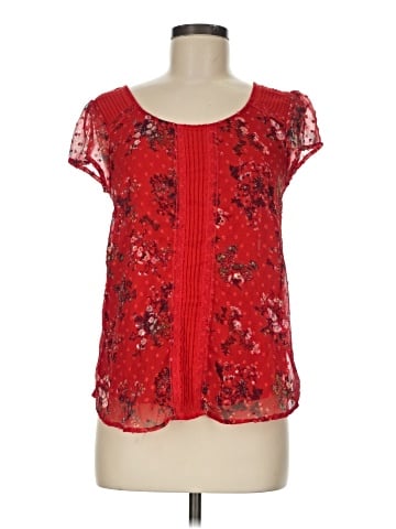 LC Lauren Conrad Short Sleeve Blouse (view 1)