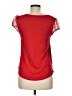 LC Lauren Conrad 100% Polyester Red Short Sleeve Blouse Size M - photo 2