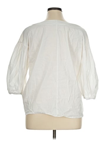 ELOQUII 3/4 Sleeve Blouse (view 2)