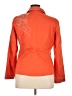 Coldwater Creek Graphic Orange Jacket Size 14 - photo 2