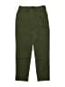 Uniqlo Solid Green Khakis Size 130 cm / US 8 - photo 1