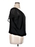 metaphor 100% Polyester Black Short Sleeve Top Size XL - photo 4