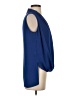 Vince Camuto 100% Polyester Blue Sleeveless Blouse Size S - photo 4