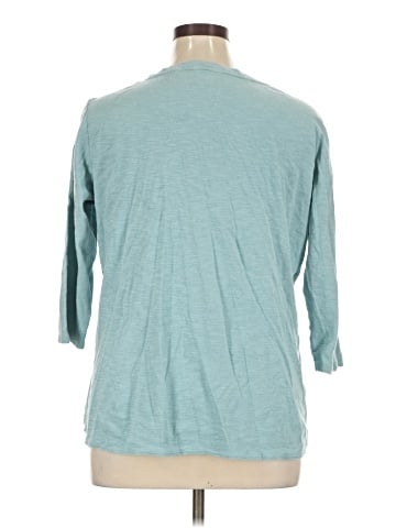 KIRKLAND Signature 3/4 Sleeve T-Shirt (view 2)