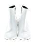Rebecca Minkoff White Ankle Boots Size 8 1/2 - photo 2