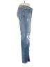 Express Jeans Hearts Blue Jeans Size 0 - photo 4