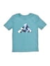 Adidas 100% Polyester Teal Active T-Shirt Size 4 - photo 1