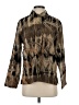 Chico's Design 100% Cotton Print Brown Jacket Size Sm (0) - photo 1