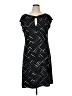 Ann Taylor Graphic Black Casual Dress Size 14 - photo 1