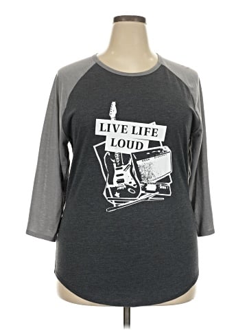 Lularoe 3/4 Sleeve T-Shirt (view 1)