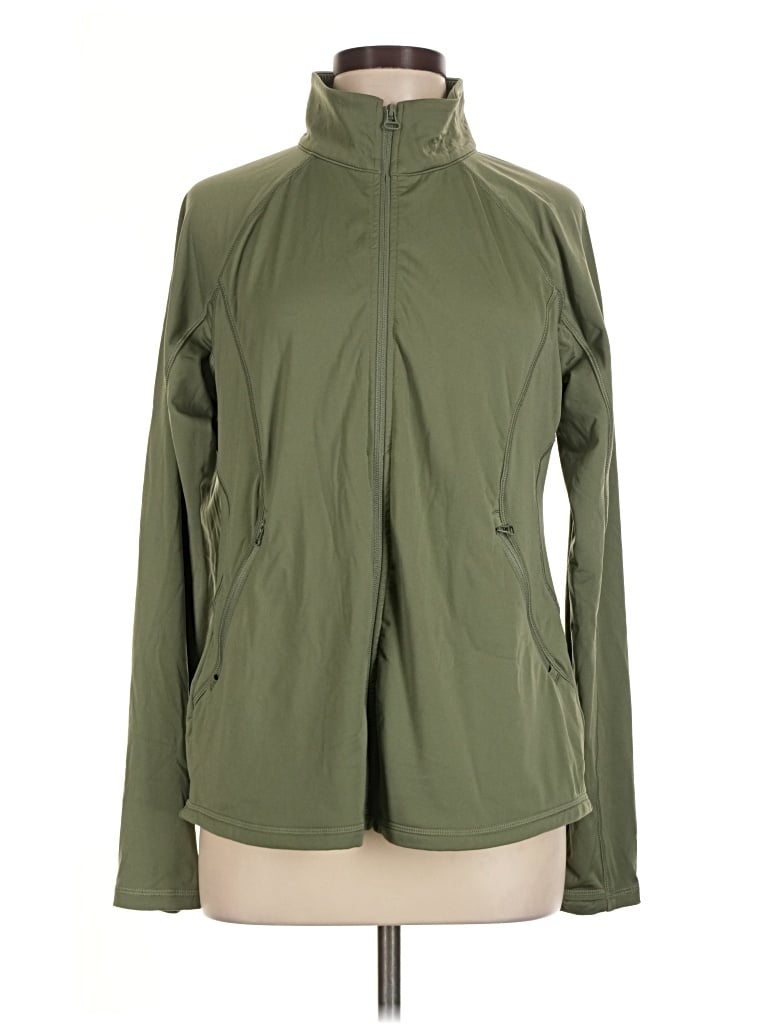 Pre-owned T By Talbots Jacket In Green