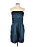 David's Bridal 100% Polyester Teal Cocktail Dress Size 14 - photo 1