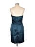 David's Bridal 100% Polyester Teal Cocktail Dress Size 14 - photo 2