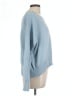 Quince Solid Blue Pullover Sweater Size L - photo 4