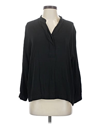 Eileen Fisher Long Sleeve Silk Top (view 1)