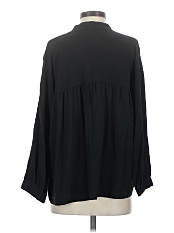 Eileen Fisher Long Sleeve Silk Top (view 2)