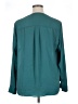 Torrid 100% Polyester Teal Long Sleeve Blouse Size 1X Plus (1) - photo 2