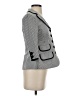 Nanette Lepore Stripes Gray Blazer Size 4 - photo 4
