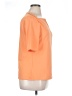 Ann Taylor Orange Short Sleeve Top Size XL - photo 4