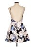 Keepsake 100% Polyester Floral Blue Cocktail Dress Size L - photo 2