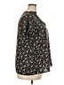 Fun2Fun Floral Black Short Sleeve Blouse Size XXL - photo 4