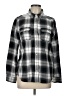 Mossimo Supply Co. Plaid Gray Long Sleeve Button-Down Shirt Size L - photo 1