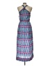 Blue Rain Print Blue Casual Dress Size L - photo 2