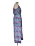 Blue Rain Print Blue Casual Dress Size L - photo 4