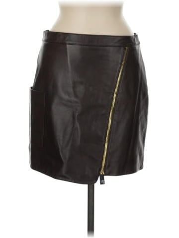 BA&SH Faux Leather Skirt (view 1)