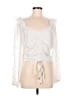Bishop + Young 100% Cotton Ivory Long Sleeve Blouse Size M - photo 1