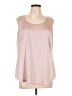 Chico's 100% Polyester Pink Sleeveless Blouse Size Lg (2) - photo 1