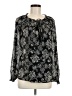 Lovestitch 100% Polyester Black Long Sleeve Blouse Size M - photo 1