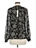 Lovestitch 100% Polyester Black Long Sleeve Blouse Size M - photo 2