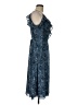 MICHAEL Michael Kors Paisley Blue Cocktail Dress Size M - photo 4