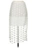 Anthropologie Silver Formal Skirt Size S - photo 1