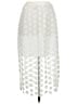 Anthropologie Silver Formal Skirt Size S - photo 2