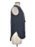 Fun2Fun 100% Rayon Polka Dots Blue Sleeveless Button-Down Shirt Size M - photo 4