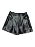 Zara Metallic Black Shorts Size M - photo 1