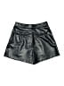 Zara Metallic Black Shorts Size M - photo 2