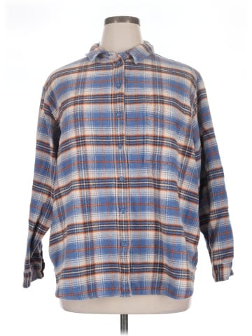 American Eagle Outfitters Long Sleeve Button-Down Shirt (view 1)