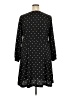 Ann Taylor LOFT 100% Polyester Polka Dots Black Casual Dress Size 18 - photo 2