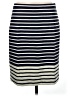 J.Crew Stripes Ivory Casual Skirt Size 6 - photo 1