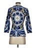 J. McLaughlin Blue 3/4 Sleeve T-Shirt Size XS - photo 2