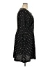 Ann Taylor LOFT 100% Polyester Polka Dots Black Casual Dress Size 18 - photo 4