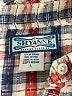 Shyanne 100% Cotton Tweed Red Sleeveless Button-Down Shirt Size L - photo 7