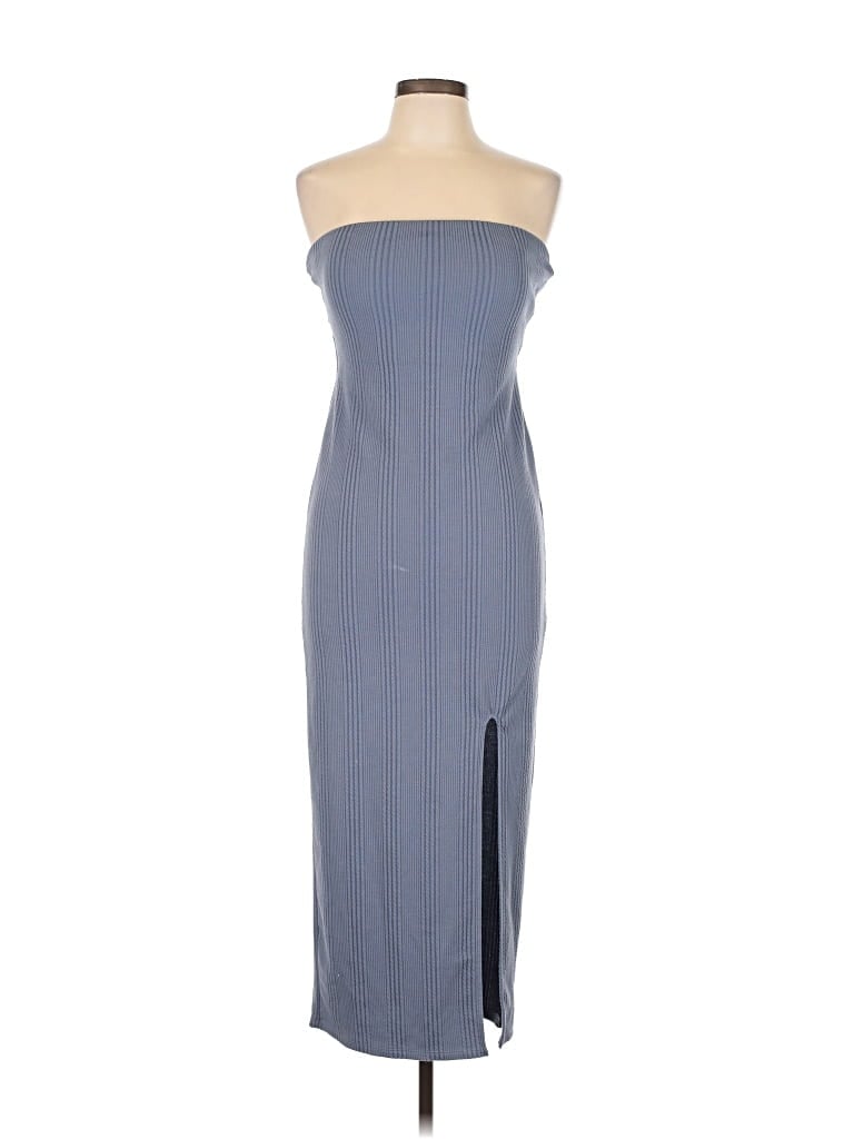 Pre-owned Heart & Hips Cocktail Dress In Gray