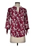 41Hawthorn 100% Polyester Burgundy 3/4 Sleeve Blouse Size XS - photo 1