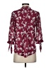 41Hawthorn 100% Polyester Burgundy 3/4 Sleeve Blouse Size XS - photo 2